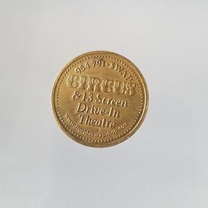 Swap Shop Circus Drive In Theatre Token Fort Lauderdale Florida